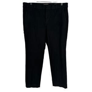 Banana Republic Ryan Black Straight Leg Pants Mid Rise Office Workwear 8